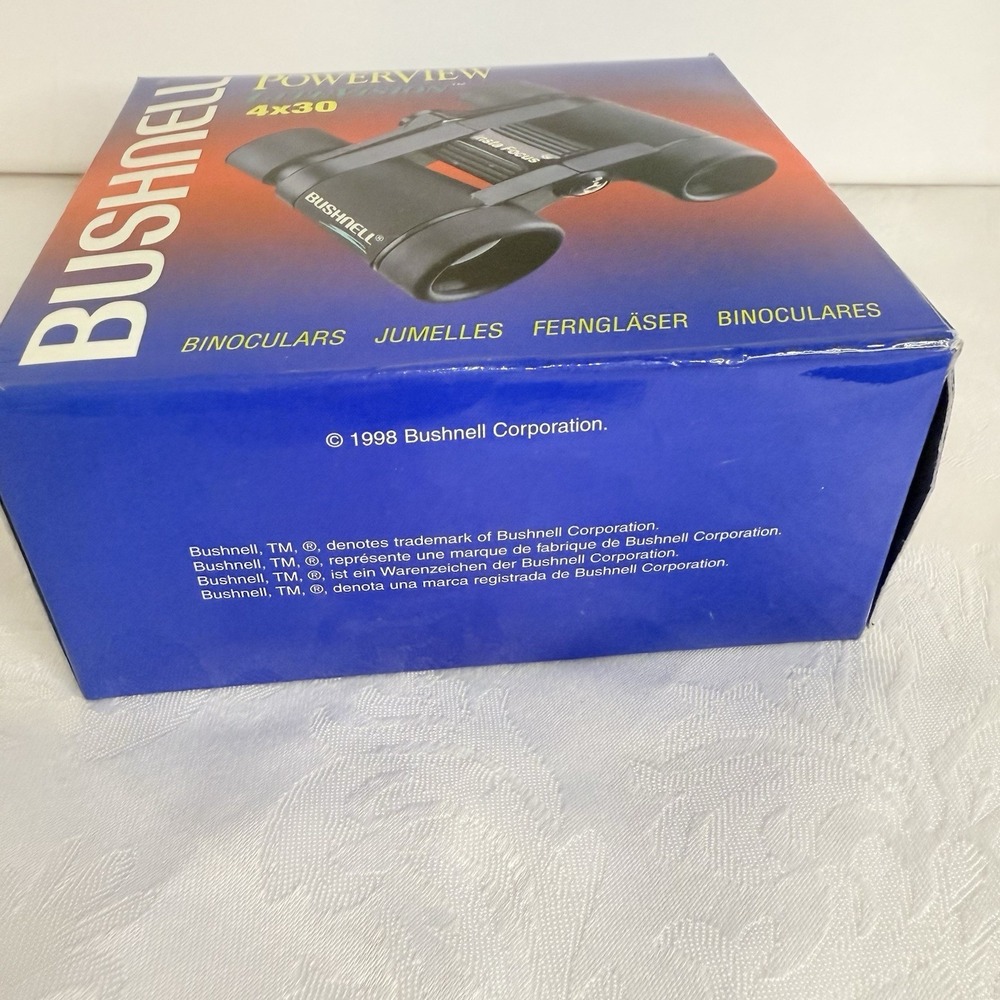 Bushnell PowerView LiteVision Insta Focus binoculars 4x30 New In‎ Box - Picture 12 of 13